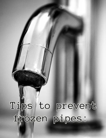 Prevent Frozen Pipes